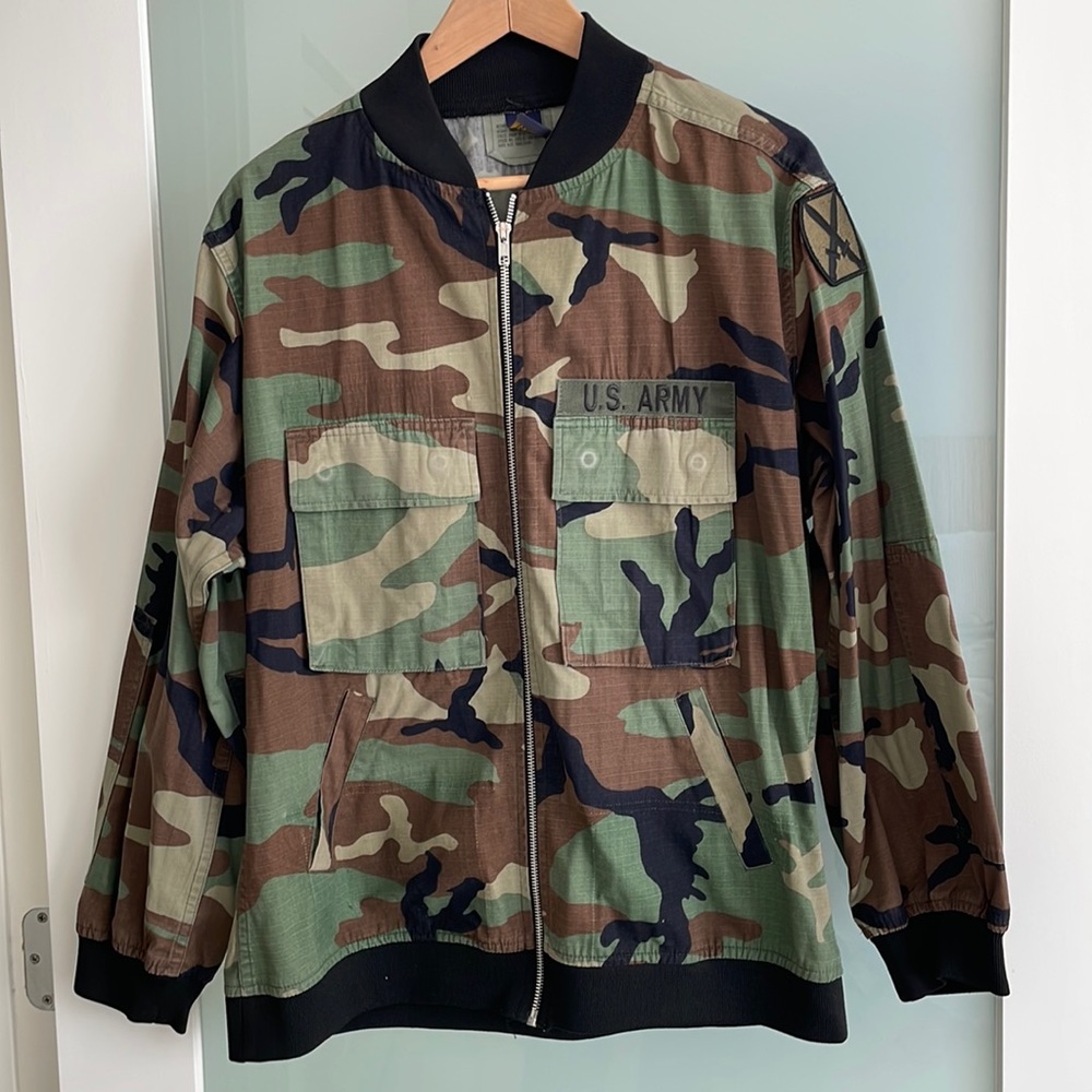 Camo Bomber Jacket